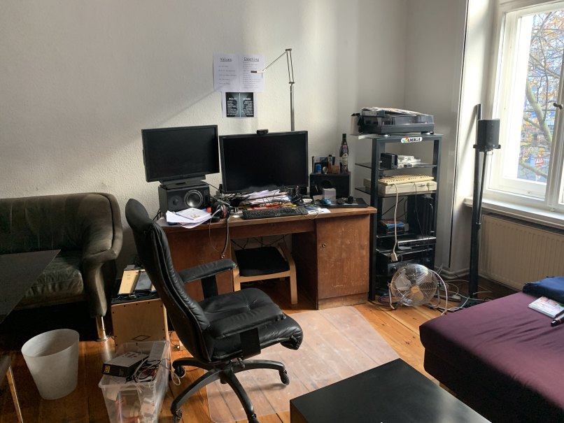 Picture: desk before